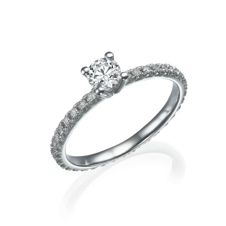 טבעת אירוסין יהלום מהפנטת 