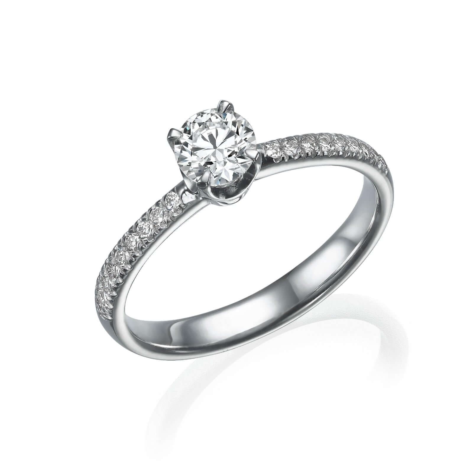 טבעת אירוסין יהלום מרהיבה ונוצצת