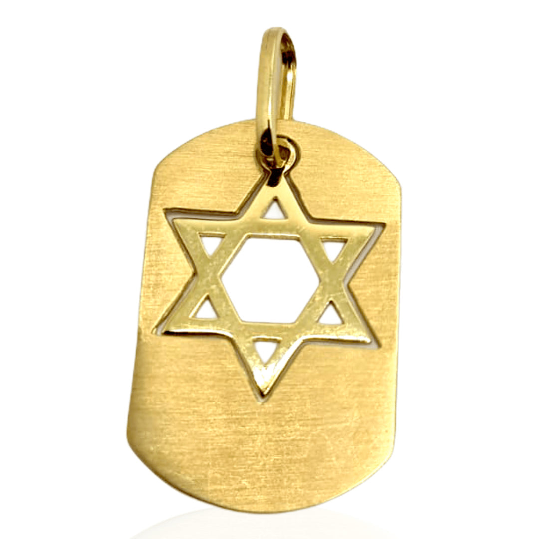 תליון מגן דוד על דיסקית