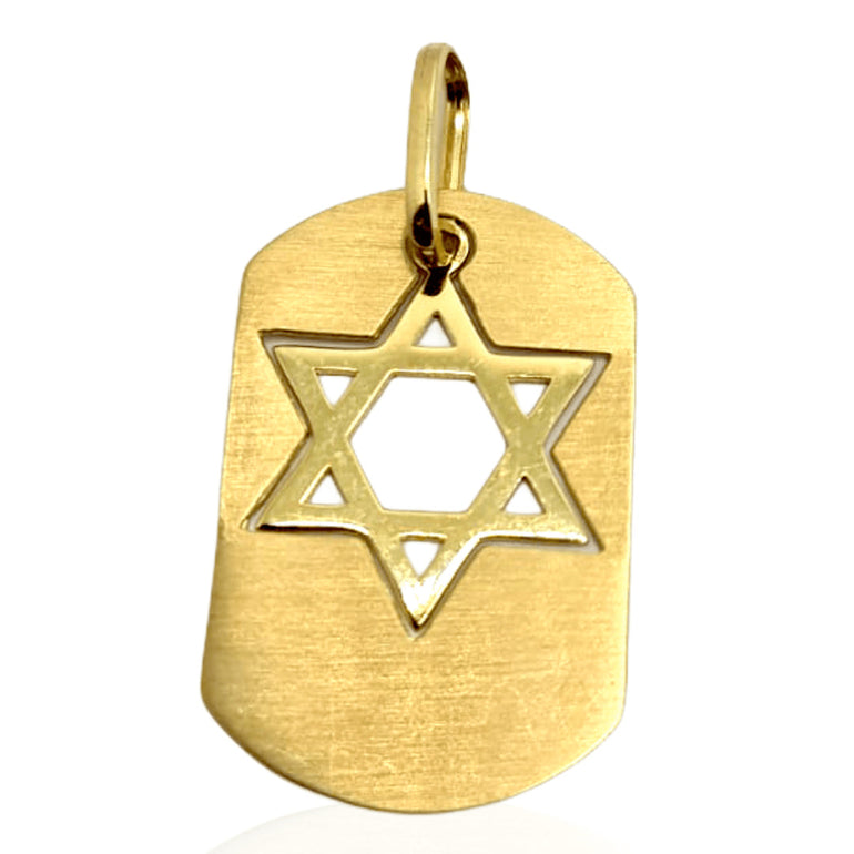 תליון מגן דוד על דיסקית