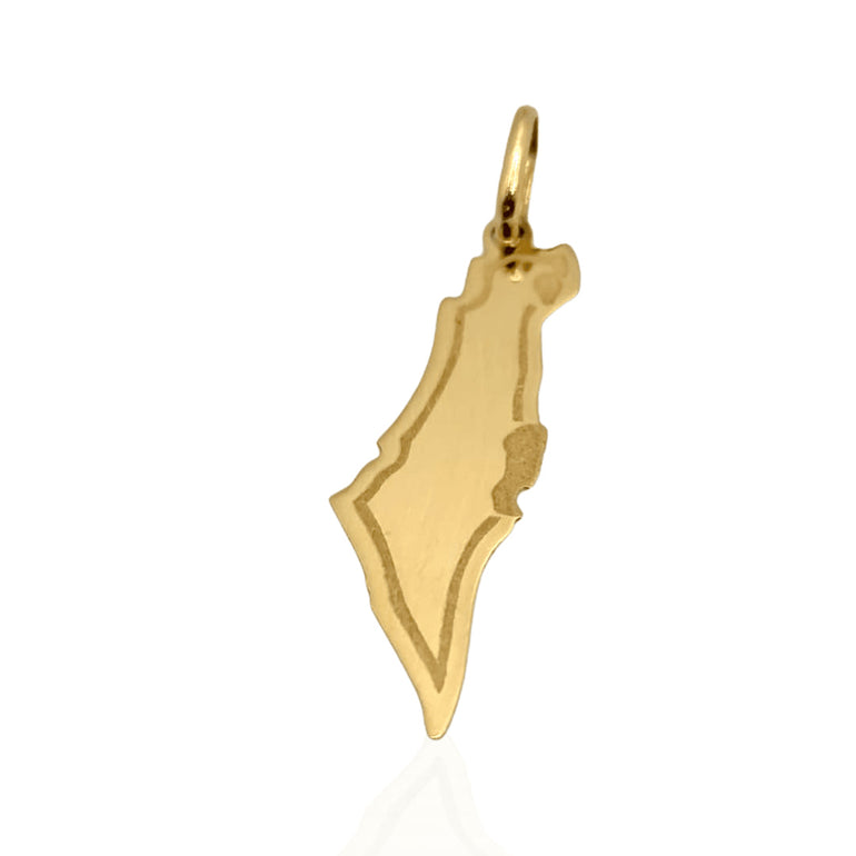 תליון מפה עם אפשרות חריטה